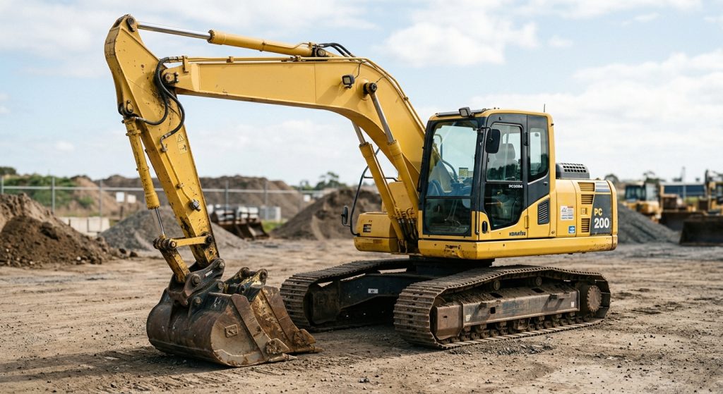 Komatsu PC200 20T Excavator — For Hire or Sale