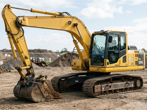 Komatsu PC200 20T Excavator — For Hire or Sale
