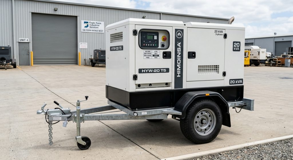 20KVA Diesel Generator Trailer Mount — For Hire